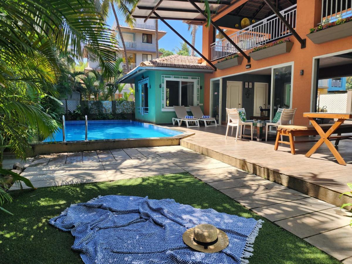 Beach 7 Mins Walk Luxury Villa Diva Calangute Eksteriør billede